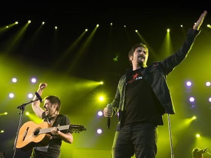 Estopa, durant la seva actuació al Palau Sant Jordi el 27 de novembre passat.