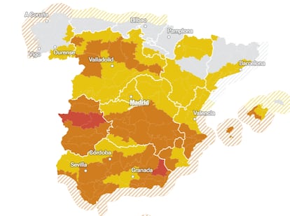 El temporal ‘Kristin’ llega a gran parte de España con lluvias muy intensas, nieve y viento fuerte