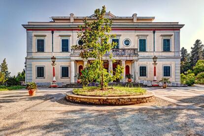 La villa Mon Repos, en Corfú (Grecia).