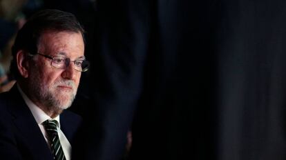 Mariano Rajoy, en un acto en Madrid.