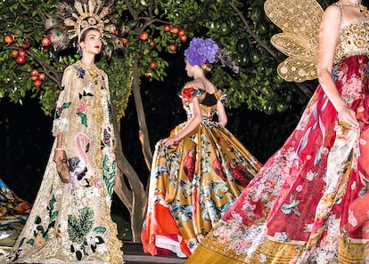  El desfile de 2015 de Dolce & Gabbana en Portofino..  