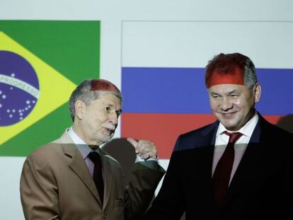 Los mininistros de defensa de Brasil y Rusia, el mi&eacute;rcoles en Brasilia