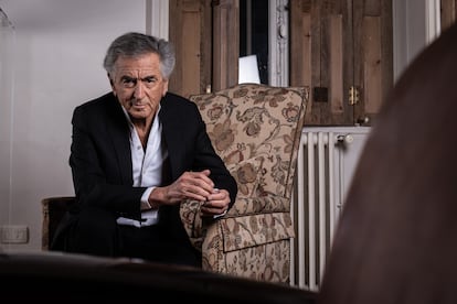 Bernard-Henri Lévy, durante la entrevista en Paris.