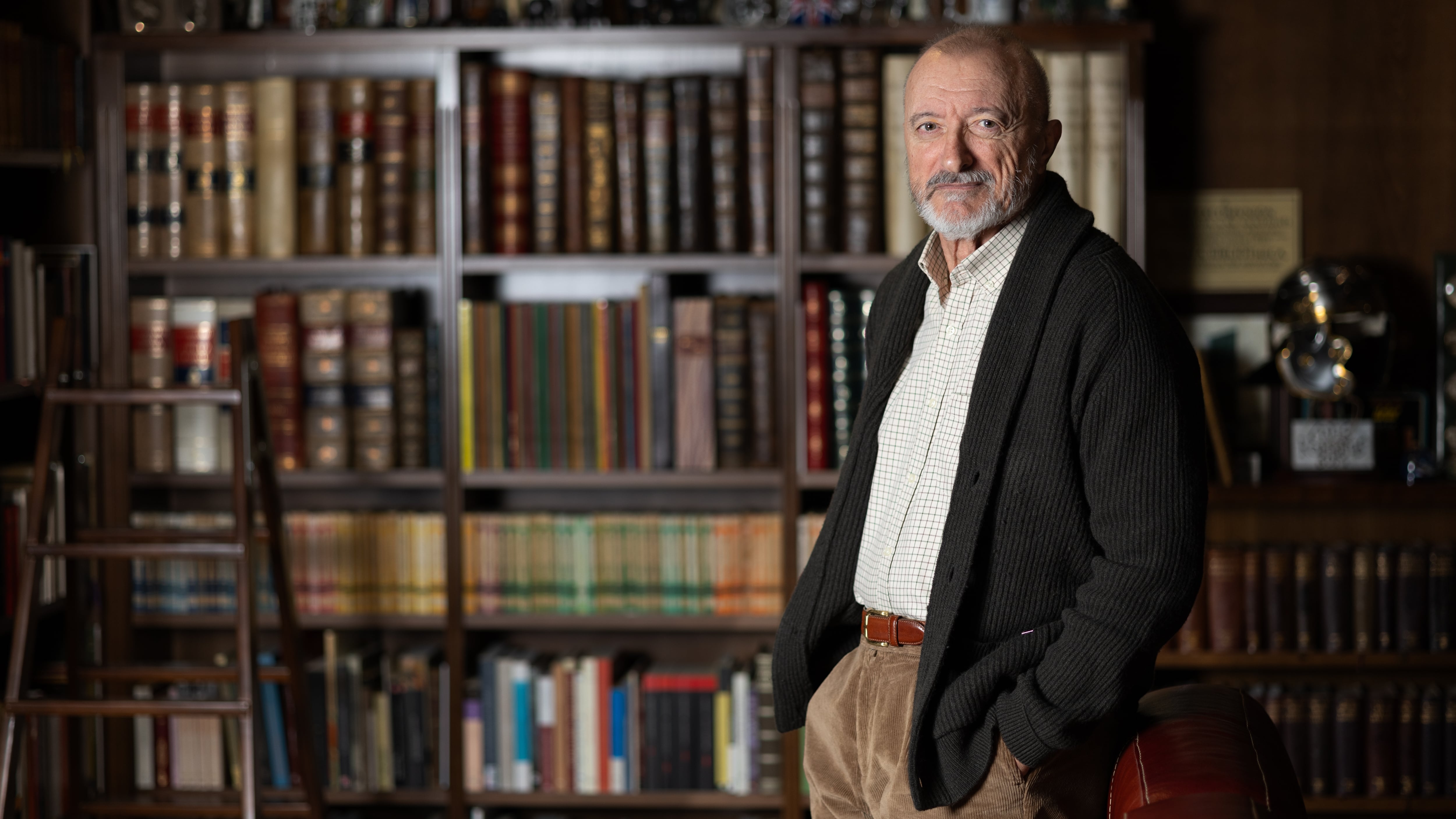 Arturo Pérez Reverte fotografiado en Madrid.