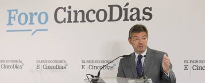 El ministro de Economía, Rafael Catalá.