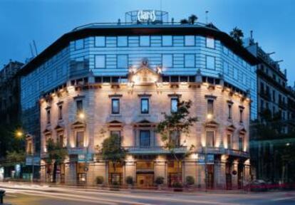 L'hotel Claris, a l'Eixample.