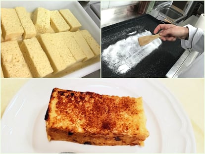 Isabel Maestre prefiere caramelizar las torrijas en vez de freírlas.