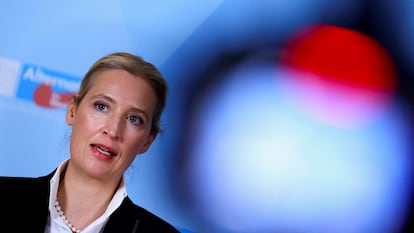 Alice Weidel, colíder de Alternativa para Alemania (AfD), en Berlín.