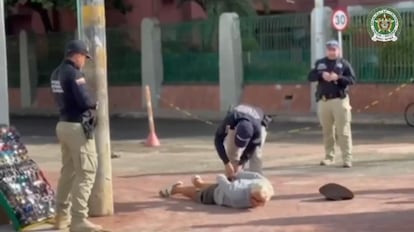 Momento de la detención del ciudadano español Javier F. M., alias ‘Choki’, requerido por las autoridades del país por el delito de abuso sexual a menor de 16 años.
