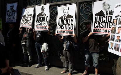 Protesta de la PAH en Madrid.