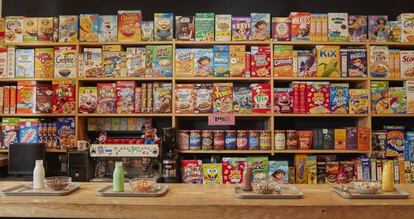 El local madrile&ntilde;o de Cereal Hunters Caf&eacute;.