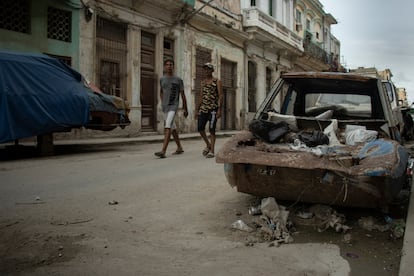 Basura acumulada en el Municipio Centro Habana, La Habana, el 21 de mayo de 2026.