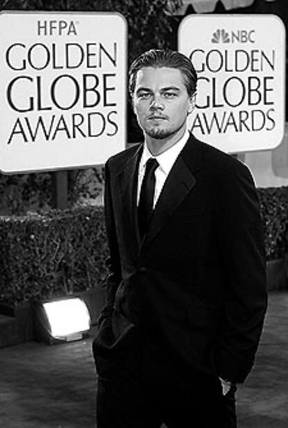 Leonardo DiCaprio, el pasado lunes, en la gala de los Globos de Oro.