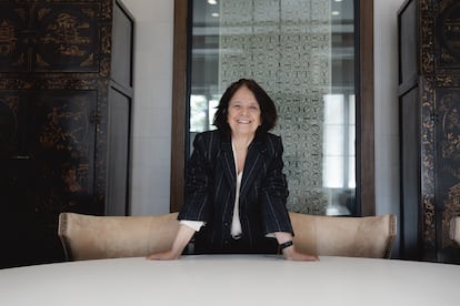 Isabel Guilisasti, en Pirque, el 6 de agosto.