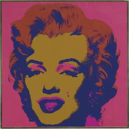 Afiche de Marilyn Monroe firmado por Andy Warhol