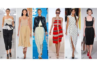 72. Carmen Marc Valvo. 73. Jill Stuart. 74. Reem Acra. 75. Temperley London. 76. Jenny Packham. 77. Clements Ribeiro.