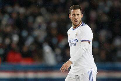 Eden Hazard, en el PSG-Real Madrid.