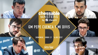 Los seis participantes del Grupo B