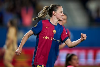 Ona Batlle, durante un encuentro con el FC Barcelona.