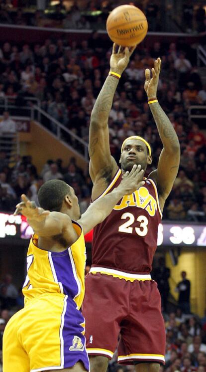 El jugador de los Cavaliers, LeBron James