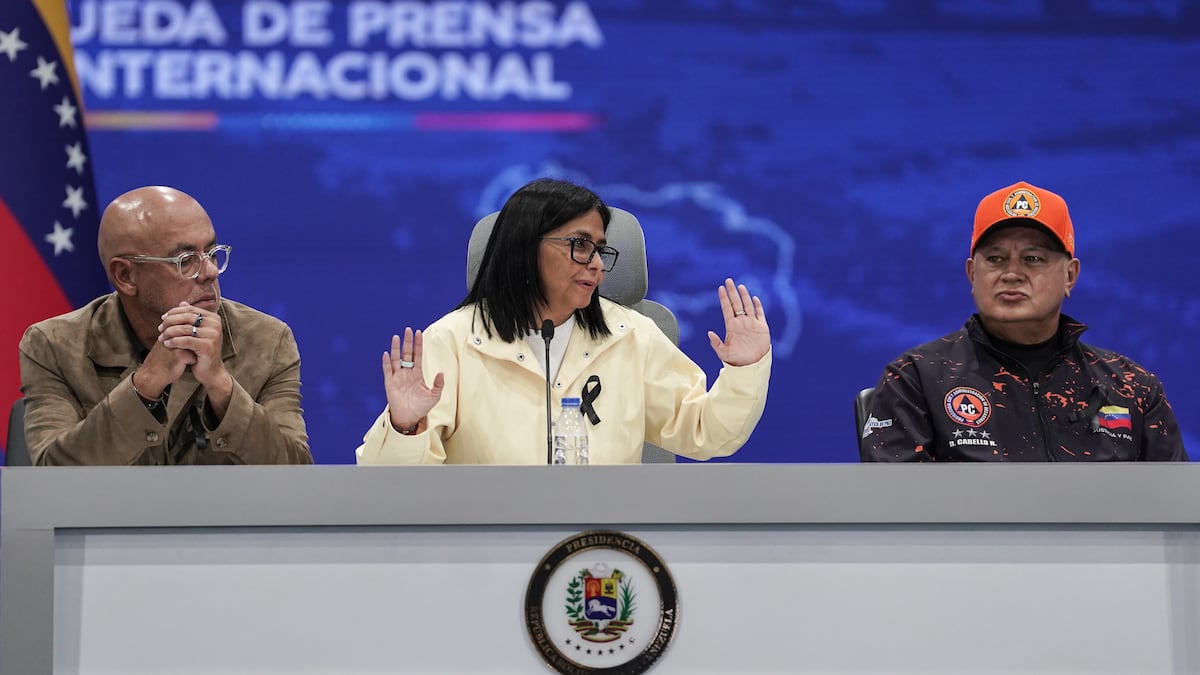 Delcy Rodríguez culpa a "laboratorios mediáticos" del caos en las primeras horas tras el doble terremoto en Venezuela