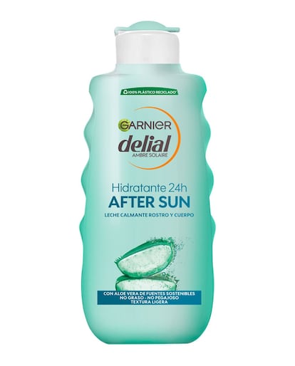 Enriquecida con Aloe Vera natural, la gama Garnier Delial After Sun ha sido formulada especialmente para hidratar, refrescar y aliviar la piel tras la exposición al sol.