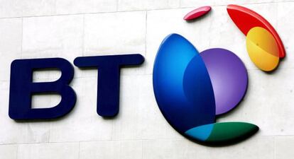 Logotipo del grupo de telecomunicaciones British Telecom.