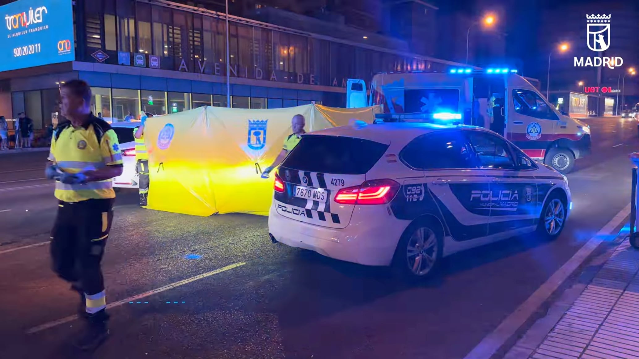 Muere atropellado un hombre de 74 años en la avenida de América de Madrid