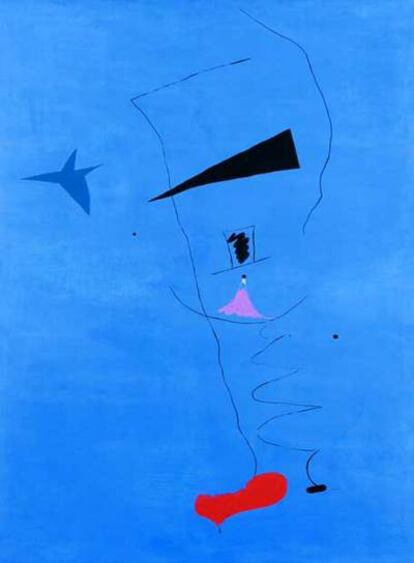 <i>Blue star,</i><b> 1927,</b> de Joan Mir.