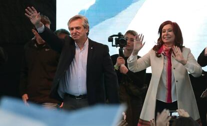 Alberto Fernández e Cristina Fernández de Kirchner.