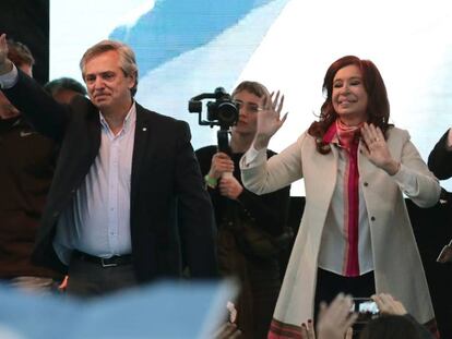 Alberto Fernández e Cristina Fernández de Kirchner.