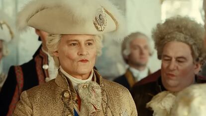 Johnny Depp en una imagen de 'Jeanne du Barry'.