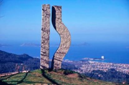 Vistas desde la Senda Panorámica de Vigo (GR-53), en Pontevedra.