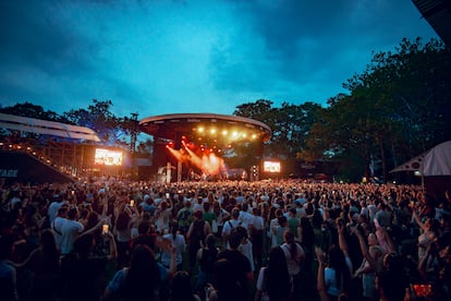 Presentación en el SummerStage.