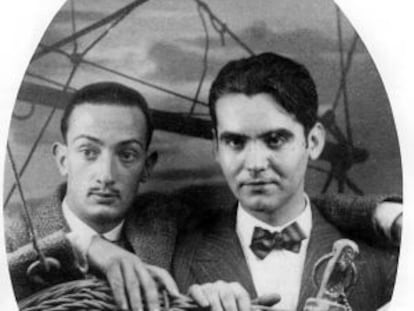 Salvador Dal&iacute; (izquierda) y Federico Garc&iacute;a Lorca. 