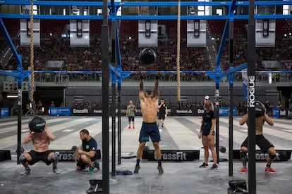 Momento de la competición de los juegos meridionales de 'crossfit'.