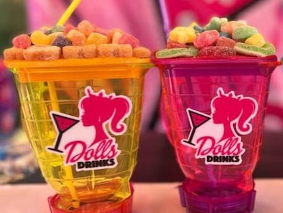 Una fotografía de las bebidas a la venta en 'Dolls Drinks' publicada en redes sociales.