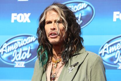 Steven Tyler, como invitado de la gran final de 'American Idol' en su temporada de 2015.