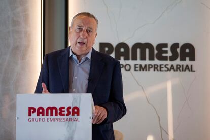Fernando Roig, presidente del Grupo Pamesa, durante la presentación de resultados.