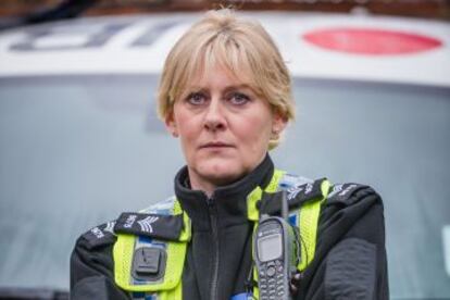 La actriz Sarah Lancashire, en 'Happy Valley'