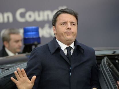 El primer ministro italiano Matteo Renzi 