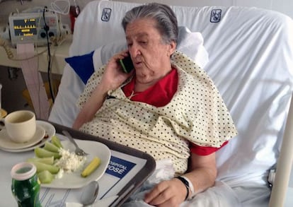 Rosa Verduzco, el domingo en Zamora (Michoacán).