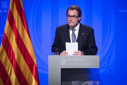 Artur Mas fa balanç de la legislatura.