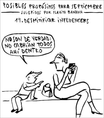 Viñeta de Flavita Banana del 19 de agosto de 2025
