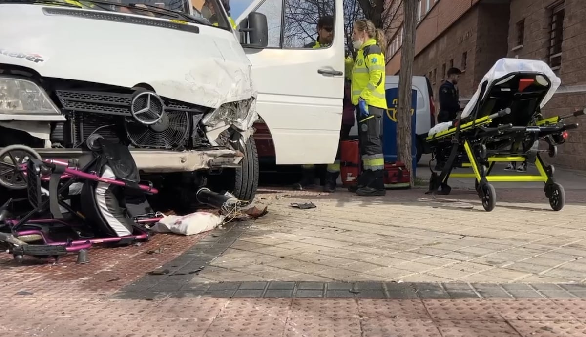 Un conductor sufre un mareo en Madrid, choca contra otro coche y ...