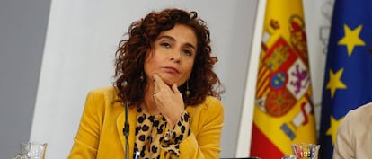 Maria Jesús Montero, ministra de Hacienda en funciones