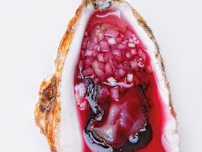 <b>Ostra con chalota y vinagre de vino</b>