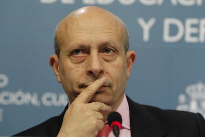 El ministro de Educación, Ignacio Wert.