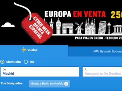 Ryanair, Iberia o Easyjet: las aerolíneas se unen al Black Friday