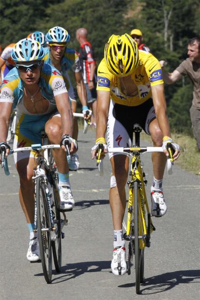 Alberto Contador y Andy Schleck.
